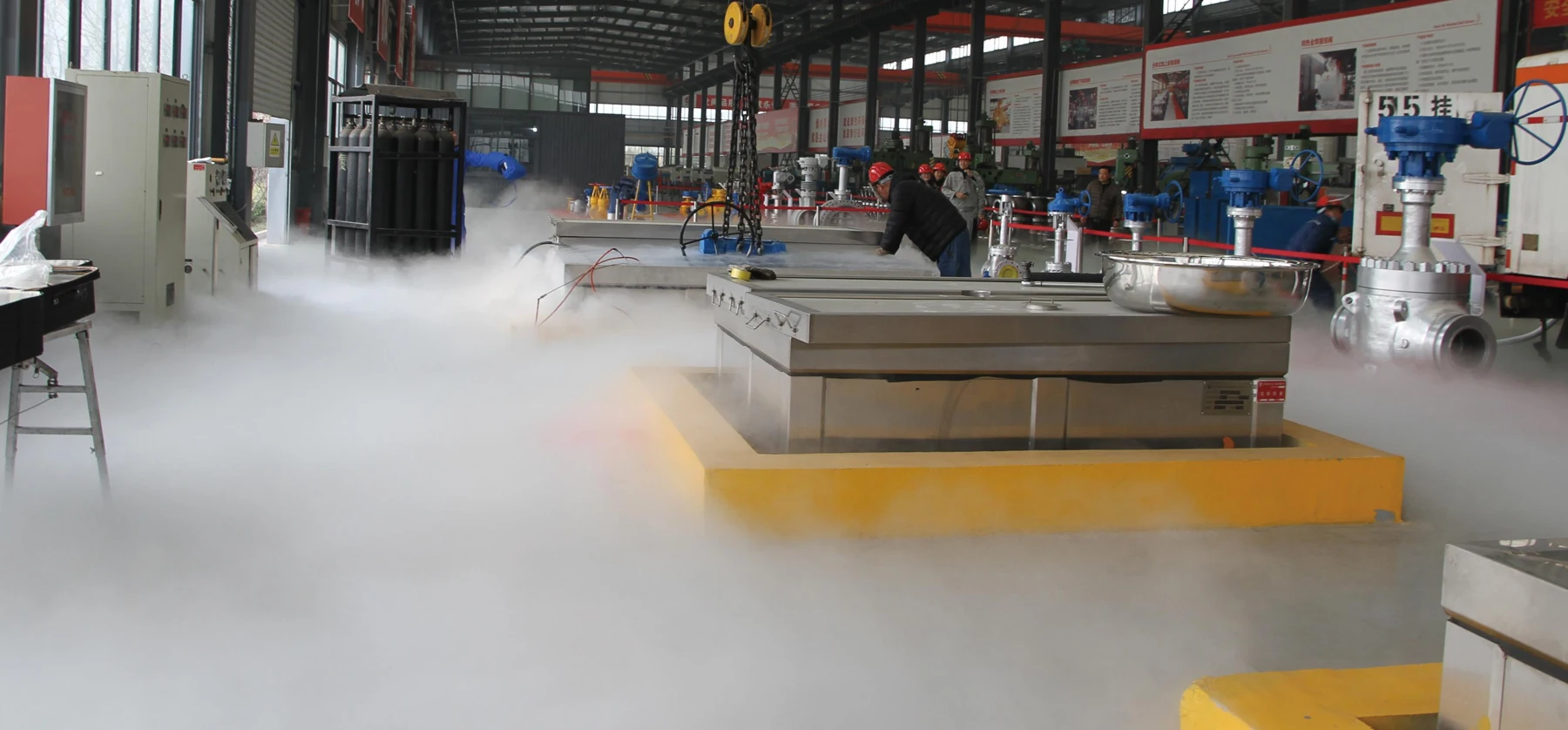 Cryogenic testing area