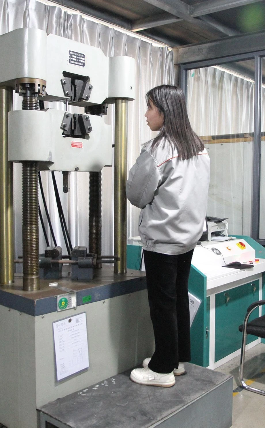 Material tensile testing